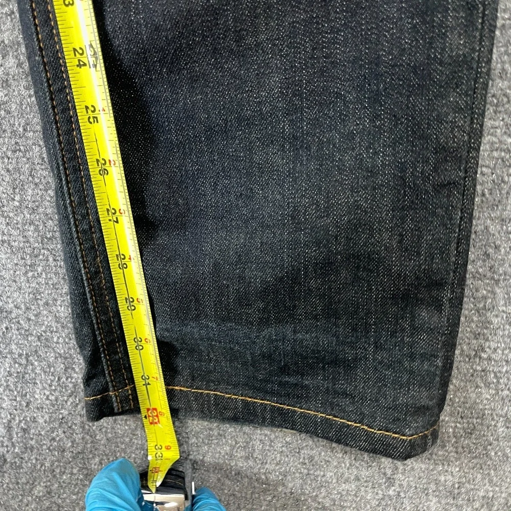 Levis 541 Jeans Blue Dark Wash Tapered Fit Denim Pants Stretch Mens Size 38x32